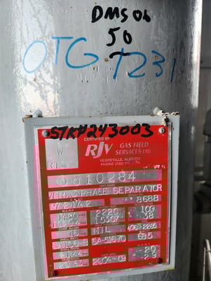 16" Sweet Vertical Separator, 1480 psi, 15M3 tank, 2004 - Image 6