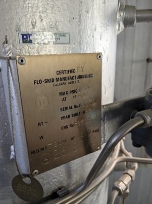 20" Sweet Vertical Separator, Dual 1200 psi, 1989 - Image 4