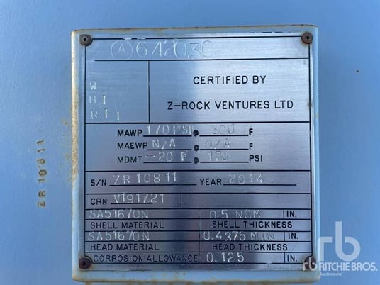 5" Sour Vertical Separator, 170 psi, 2014 - Image 6