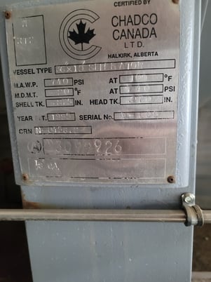 36" Sweet Horizontal Separator, 740 psi, 1995 - Image 9