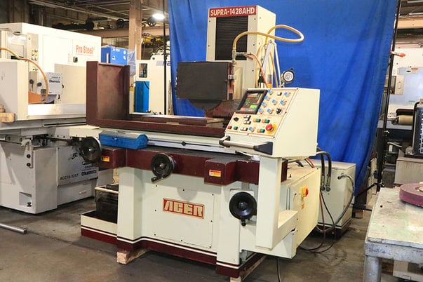 14" x 28" Acer #Supra-1428AHD, automatic surface grinder, 14" x 2" x 5" wheel, programmable automatic - Image 4