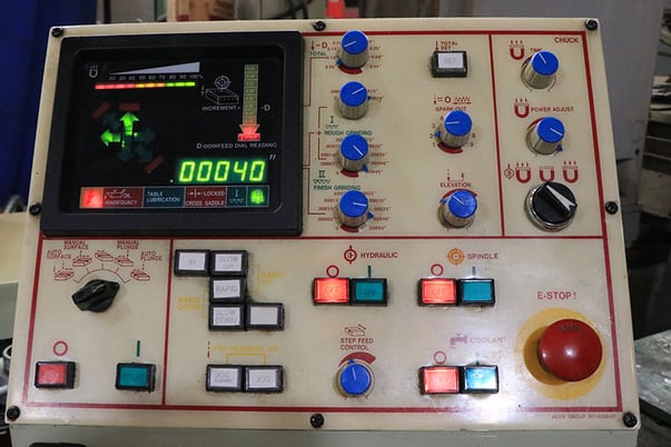 14" x 28" Acer #Supra-1428AHD, automatic surface grinder, 14" x 2" x 5" wheel, programmable automatic - Image 6