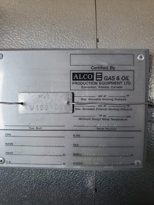 24" x 30' Sweet Glycol Dehy Package, 1600 psi, 150&deg;F, 2006 - Image 5