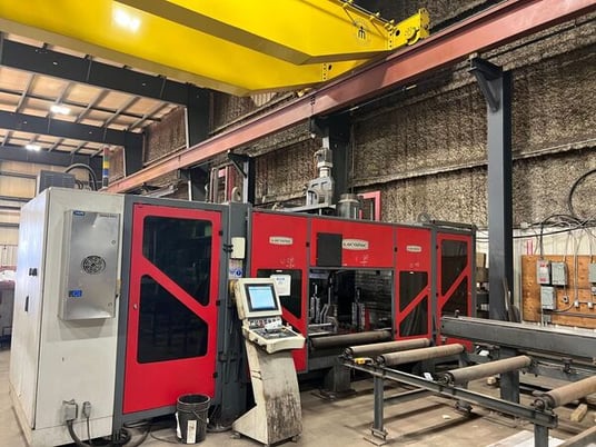 Akyapak #ASM-S190-20/6.0, beam drill system, Mitsubishi C70 Series Control, 3 spindle, 2015 - Image 1