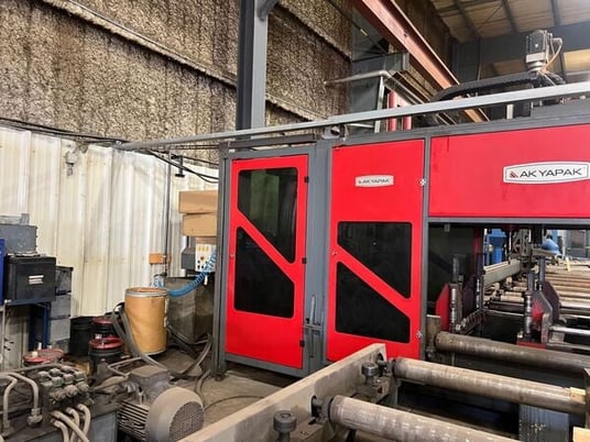 Akyapak #ASM-S190-20/6.0, beam drill system, Mitsubishi C70 Series Control, 3 spindle, 2015 - Image 4