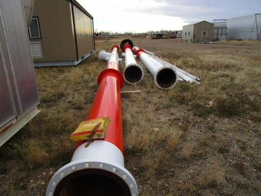 20" x 148' Mactronic, guyed flare stack, 2012 - Image 1