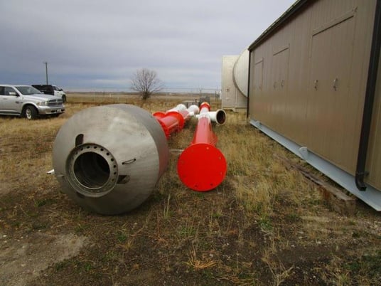 20" x 148' Mactronic, guyed flare stack, 2012 - Image 3