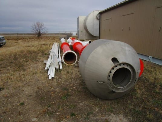 20" x 148' Mactronic, guyed flare stack, 2012 - Image 4