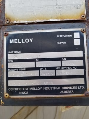 147800 Gallons, Cessco, 179 PSI Bullet, 144" x 167.5' horizontal vessel, 1981 - Image 4