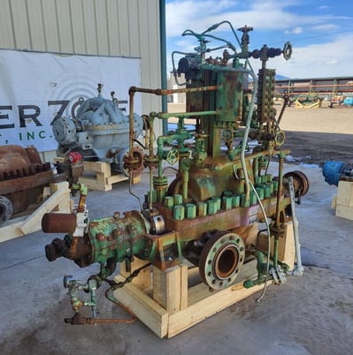 1380 GPM @ 1440' TDH, United #4x11MSN-H, horizontal multi-stage centrufgal pump, complete - Image 2