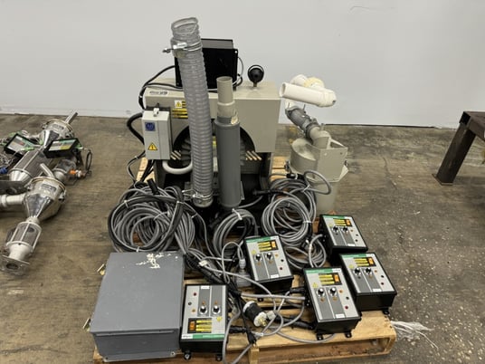 Conair, Feed System, 480 V Vacuum Pump, w/(5) Direct Flow Receivers & (5 available) Selectors - Image 1