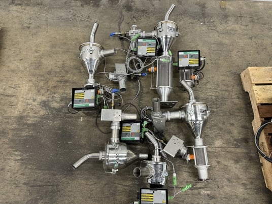 Conair, Feed System, 480 V Vacuum Pump, w/(5) Direct Flow Receivers & (5 available) Selectors - Image 9