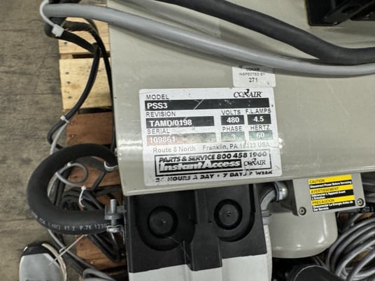 Conair, Feed System, 480 V Vacuum Pump, w/(5) Direct Flow Receivers & (5 available) Selectors - Image 10