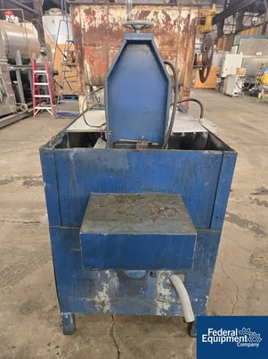 Plate polisher, carbon steel construction, with height adjustable polisher and coolant reservoir - Image 3