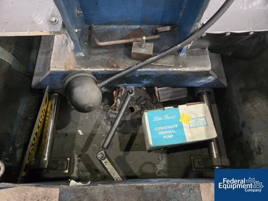 Plate polisher, carbon steel construction, with height adjustable polisher and coolant reservoir - Image 4