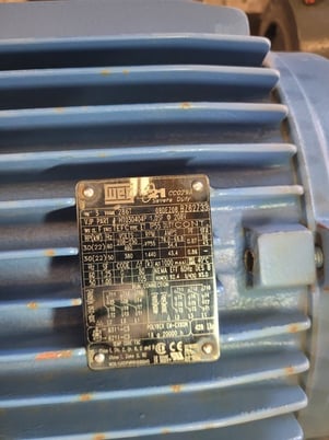 30 HP 1755 RPM WEG #W21, Frame 286T, TEFC, 1.0 service factor @ 208 Volts - Image 6