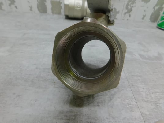 2 NEW DNP Full Port Nickel Plated Brass Body Ball Valve, 2" 600 PSI, NEW 2 pieces - Image 2
