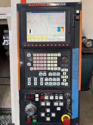 Mazak #QTN-100, CNC lathe, 21.6" swing, 6" chuck, 2" bar, 12.1" machining length, 11" turning diameter, 2005 - Image 2