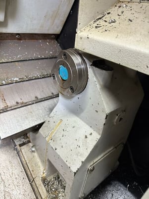 Mazak #QTN-100, CNC lathe, 21.6" swing, 6" chuck, 2" bar, 12.1" machining length, 11" turning diameter, 2005 - Image 8