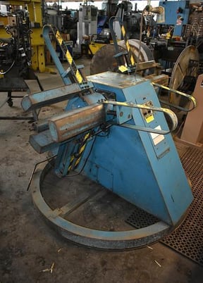 1200 lb. PA Industries #DSRA1200D, motorized double end coil reel, 12" width, 36" outside dimensions, 10"-22" - Image 2