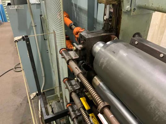 Faustel, 40" roller coater, 41" roll length, 7" roll diameter, extra rolls, 2007 - Image 5