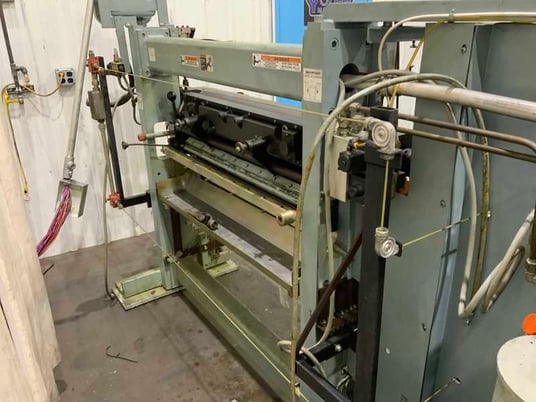 Faustel, 40" roller coater, 41" roll length, 7" roll diameter, extra rolls, 2007 - Image 7