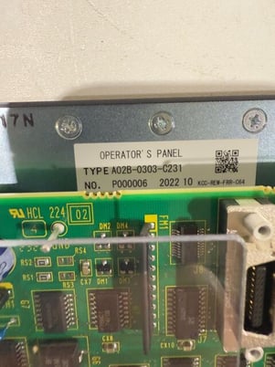Fanuc #A02B-0303-C231, Operator Panel, New - Image 3
