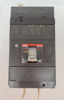 125 Amps, ABB, Sace Tmax XT4NU3125AYJ000XXX, Circuit Breaker, 3P 600V Type XT4N250 - Image 2