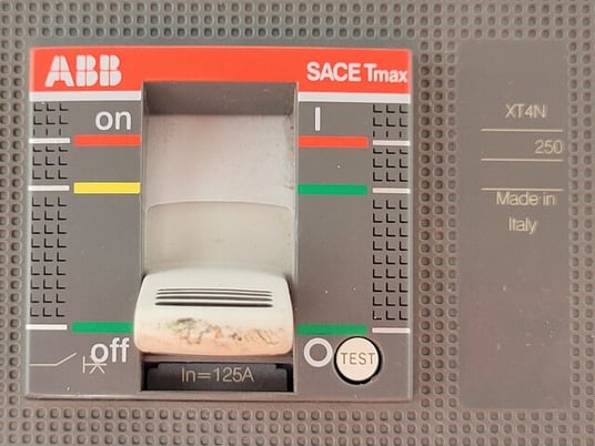 125 Amps, ABB, Sace Tmax XT4NU3125AYJ000XXX, Circuit Breaker, 3P 600V Type XT4N250 - Image 5