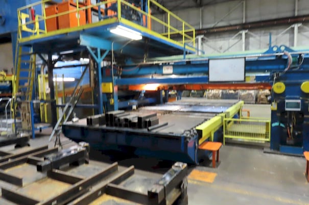 McKay #SE4-500-136-84, Blanking Line, 500 ton, 12" stroke, 75" Shut Height, 20" adj, 15-60 SPM, 136" x84" bed - Image 3
