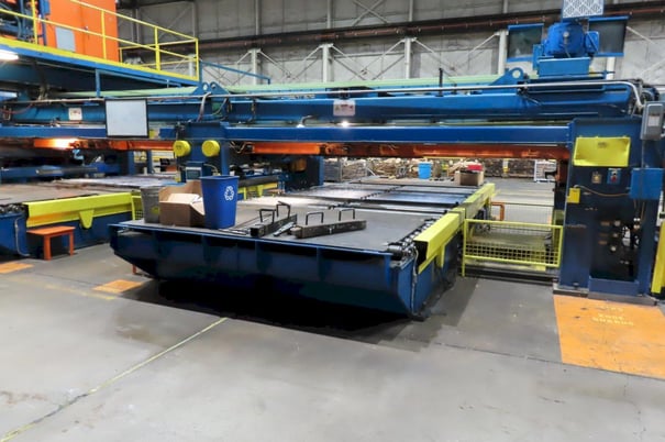 McKay #SE4-500-136-84, Blanking Line, 500 ton, 12" stroke, 75" Shut Height, 20" adj, 15-60 SPM, 136" x84" bed - Image 4