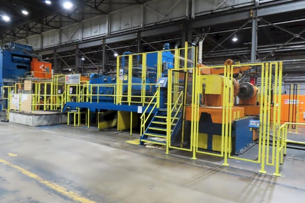 McKay #SE4-500-136-84, Blanking Line, 500 ton, 12" stroke, 75" Shut Height, 20" adj, 15-60 SPM, 136" x84" bed - Image 7