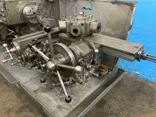 No. 3 Warner & Swasey, M2200, turret lathe, 15-3/8" swing, 3-jaw 8" chuck, 4 flange tool holders, coolant - Image 7