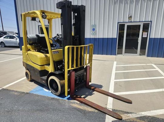 6000 lb. Hyster #S60FT, propane forklift, 187" lift, 2006 - Image 2