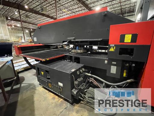22 Ton, Amada #Vipros-255, 50" x 50" travel, 31 station, 2 automatic index, brush table, #44028 - Image 3