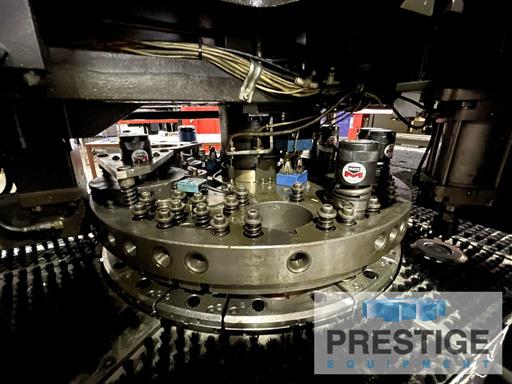 22 Ton, Amada #Vipros-255, 50" x 50" travel, 31 station, 2 automatic index, brush table, #44028 - Image 4