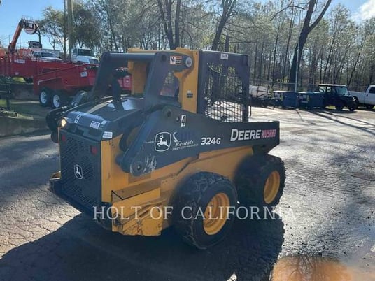 John Deere 324G, Skid Steer Loader, 1694 hours, S/N: 1T0324GMEKJ365470, 2021 - Image 3