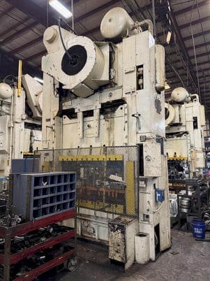 250 Ton, Danly #S2-250-72-42, straight side double crank press, 12" stroke, 30.5" Shut Height, 10" adj, 72" - Image 2