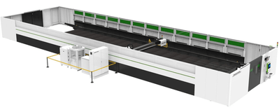 Bescutter #GIGA, IPG fiber laser cutter, super size laser table, 2 sizes, 12000 watt, Precitec head, Beckoff - Image 2