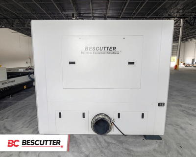 Bescutter #Cube-1313, IPG continuous wave fiber laser, 1400 watt, 51" X, 51" Y, 5" Z, 4' x 4' sheet, air - Image 8
