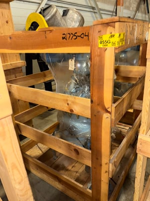 20 gallon Pfaudler, clamped top glass lined reactor, 150 psi internal, 125 psi jacket, unused, 2020 - Image 1