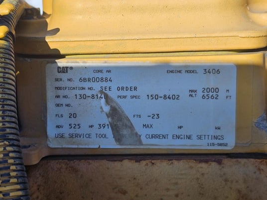 525 HP Caterpillar #3406E, industrial diesel engine, 2310 RPM - Image 5