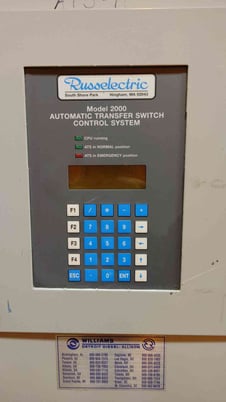 800 Amp. Russelectric #RMTD-8004CE, Automatic Transfer Switch, 3 Phase, 4-Wire, 60 Hz, 277/480 V - Image 8