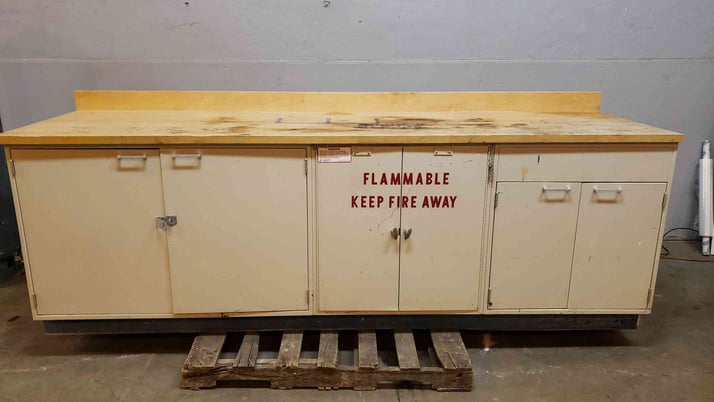 Fisher Hamilton, Casework, 109" L x 30" width x 40" H - Image 1