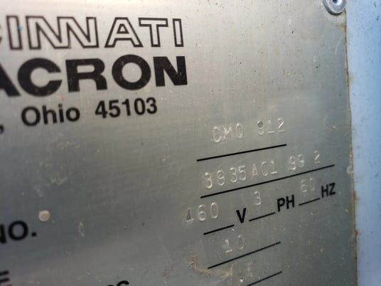 Cincinnati Milacron #CMO-912, Plastic Granulator, 7.5 HP, sound enclosure - Image 7