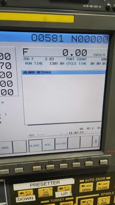 Hyundai #SKT210SY, 21.7" swing, 8" chuck, 3" bar, 9.5" turn diameter, 4000 RPM, 12 station turret, Fanuc - Image 4