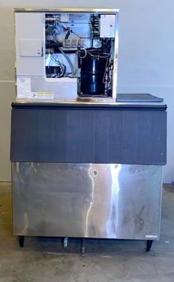 Hoshizaki #KML-600, Ice Maker & Bin, R-404A, 467/230 psi, 208-230