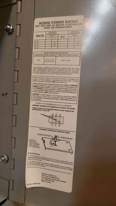 400 Amps, Siemens, Switchboard, (6) Switches, 3 Phase, 50/125 HP, 480 V - Image 5