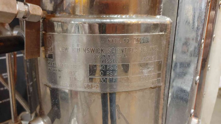 New Brunswick #15L.Micros, Scientific Lab Fermenter, 15 L capacity, 1 Phase, 12 Amps, 220 V - Image 8