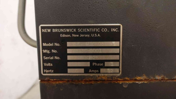 New Brunswick #15L.Micros, Scientific Lab Fermenter, 15 L capacity, 1 Phase, 12 Amps, 220 V - Image 10